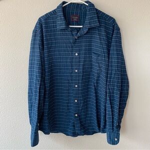 UntuckIt | Men's Blue Michelot Button Down Shirt Size XXL